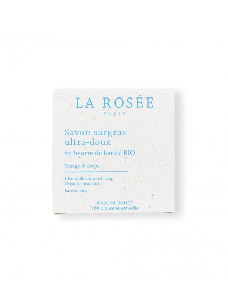 LA ROSEE SAVON SURGRAS ULTRA-DOUX AU BERRE DE KARITE BIO 100 GR