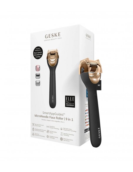 GESKE MICRONEEDLE FACE ROLLER 9 EN 1 NEGRO CAJA