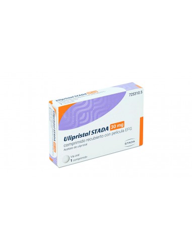 ULIPRISTAL STADA EFG 30 MG 1 COMPRIMIDO RECUBIERTO