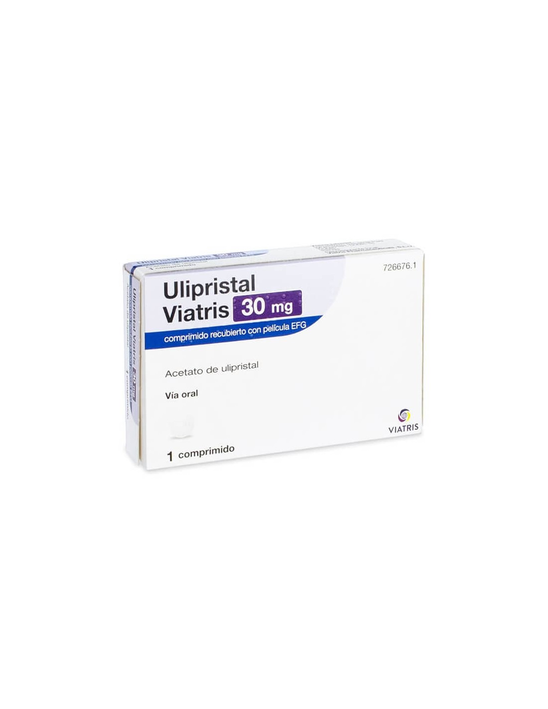 ULIPRISTAL VIATRIS EFG 30 MG 1 COMPRIMIDO RECUBIERTO