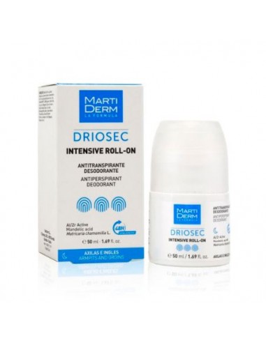 MARTIDERM DRIOSEC INTENSIVE ROLL ON AXILAS E INGLES 50 ML