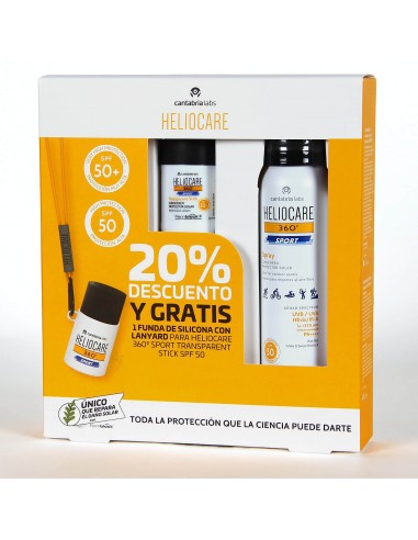 HELIOCARE 360 SPORT SPF50 SPRAY 100ML + STICK SPORT SPF50+ 25G