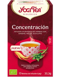 YOGI TEA CONCENTRACION 17 BOLSITAS DE INFUSIÓN