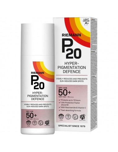 P20 HYPERPIGMENTATION DEFENCE SPF50+ ANTIMANCHAS FACIAL 50 GR