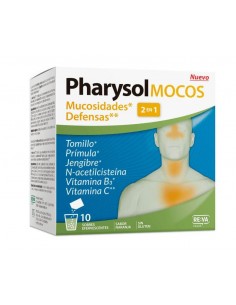 PHARYSOL MOCOS 10 SOBRES EFERVESCENTES SABOR NARANJA