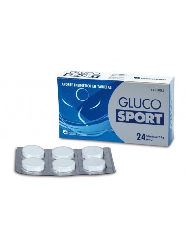 GLUCO SPORT 24 COMPRIMIDOS SABOR LIMON