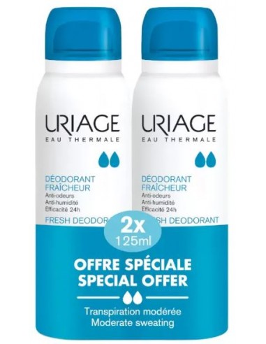 URIAGE DESODORANTE FRESCOR PACK 2 X 125ML