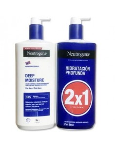 NEUTROGENA HIDRATACION PROFUNDA LOCION CORPORAL RAPIDA ABSORCION PIEL SECA PACK DOBLE