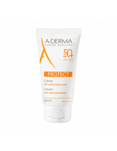 ADERMA PROTECT CREMA SOLAR SPF 50+ MUY ALTA PROTECCION 40 ML