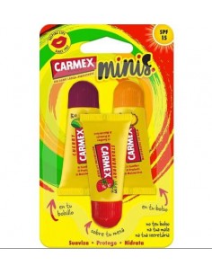 CARMEX MINIS BALSAMO LABIAL HIDRATANTE SPF15 PACK 3 MINITUBOS 5 G