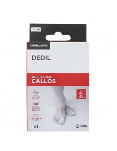 FARMALASTIC DEDIL CALLOS TALLA MEDIANA 1 UNIDAD