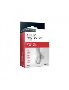 FARMALASTIC ANILLO PROTECTOR CALLOS TALLA UNICA 9 UNIDADES