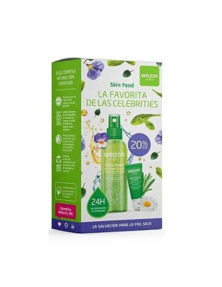 WELEDA PACK SKIN FOOD ACEITE ILUMINADOR + LIP BALM