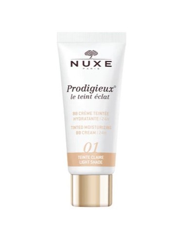 NUXE PRODIGIEUX BB CREAM HIDRATANTE TONO CLARO 01 30ML