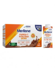 MERITENE FUERZA Y VITALIDAD DRINK SABOR CHOCOLATE 12X180 ML