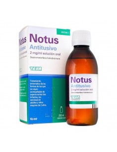 NOTUS ANTITUSIVO 2 MG/ML SOLUCION ORAL 1 FRASCO 200 ML