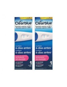 CLEARBLUE TEST DE EMBARAZO ULTRATEMPRANA 2 UNIDADES