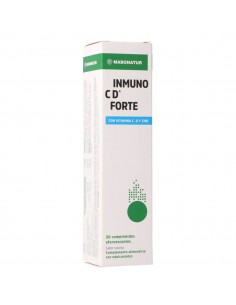 INMUNO C D FORTE 20 COMPRIMIDOS EFERVESCENTES SABOR NARANJA