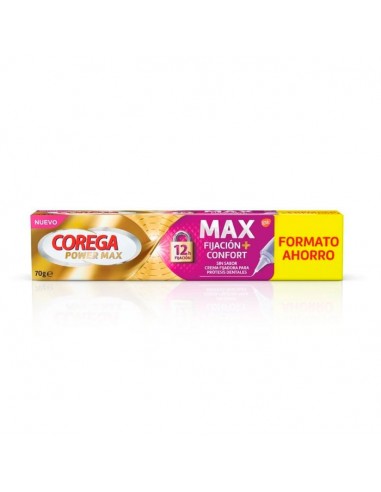 COREGA MAX FIJACION + CONFORT SIN SABOR 70 G