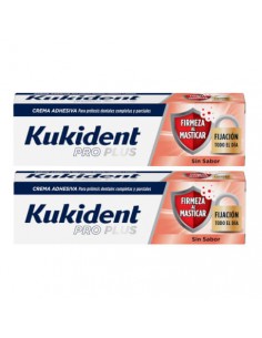 KUKIDENT PRO PLUS SIN SABOR PACK 2X40GR