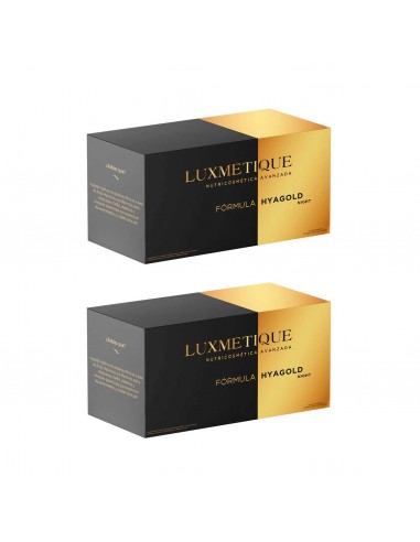 LUXMETIQUE FORMULA HYAGOLD NIGHT PACK 2X15 VIALES BEBIBLES 30ML