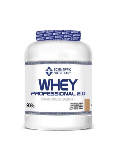 SCIENTIFFIC NUTRITION WHEY PROFESSIONAL 2.0 SABOR COOKIES CREAM 908GR