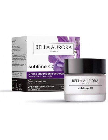 BELLA AURORA SUBLIME +40 K-ALMA CREMA ILUMINADORA ANTI-EDAD DIA 50ML