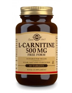 SOLGAR L- CARNITINA 500 MG 60 COMPRIMIDOS