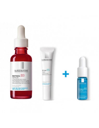 LA ROCHE POSAY PACK RETINOL B3 + HYALU B5 EYE SERUM 5ML + HYALU B5 10ML