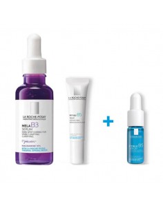 LA ROCHE POSAY PACK MELA B3 SERUM 30 ML + HYALU B5 EYE SERUM 5ML + HYALU B5 10ML