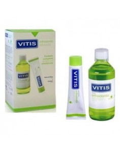 VITIS ORTHODONTIC PACK PASTA DENTIFRICA + COLUTORIO