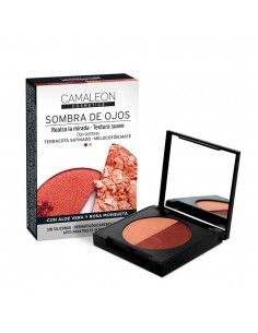 CAMALEON COSMETICS SOMBRA DE OJOS DUO COLOR TERRACOTA + MELOCOTON 2,3 G