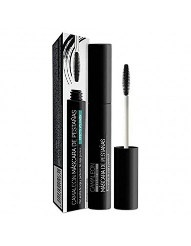 CAMALEON COSMETICS MASCARA PESTAÑAS EFECTO VOLUMEN COLOR NEGRO CON APLICADOR 11 ML