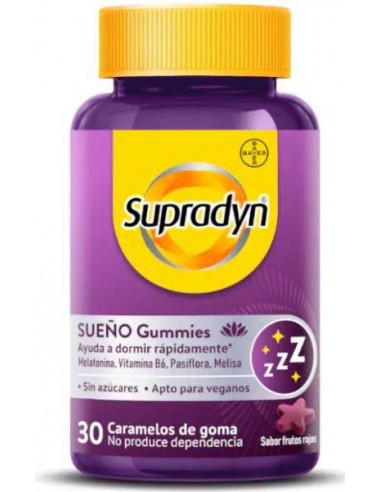 SUPRADYN SUEÑO GUMMIES SABOR ARÁNDANOS 30 UNIDADES