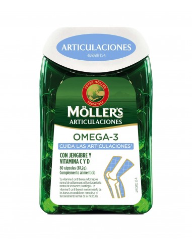 MOLLERS ARTICULACIONES OMEGA 3 80 CAPSULAS