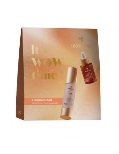 SESDERMA COFRE ITS WOW TIME LUMINOSIDAD SERUM LIPOSOMADO + FLUIDO LUMINOSO