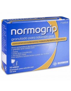 NORMOGRIP 10 SOBRES GRANULADO PARA SOLUCION ORAL