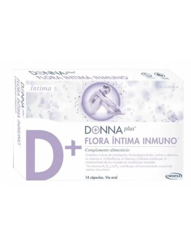 DONNAPLUS FLORA INTIMA IMNUNO 14 CAPSULAS