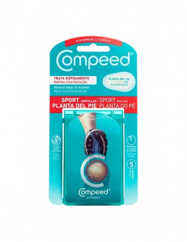 COMPEED SPORT AMPOLLAS PLANTA DEL PIE 5 UNIDADES