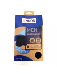 LINDOR MEN BOXER ABSORBENTE LAVABLE 1 GOTA TALLA L