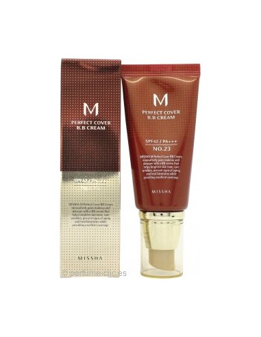 MISSHA M PERFECT COVER BB CREAM SPF42 PA++++ N23 NATURAL BEIGE 20 ML