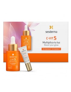 SESDERMA PACK C-VIT 5 SERUM LIPOSOMADO + C-VIT RADIANCE FLUIDO LUMINOSO