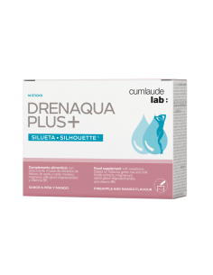 CUMLAUDE LAB DRENAQUA PLUS+ 14 STICKS 2,88 G SABOR PIÑA Y MANGO