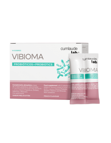 CUMLAUDE LAB VIBIOMA 14 SOBRES 3 G SABOR MELOCOTON