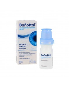 BAÑOFTAL LUBRICANTE OCULAR BASIC GOTA DOSIFICADA 10ML