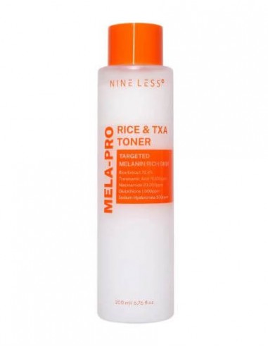 NINE LESS MELA-PRO RICE & TXA TONER 200ML