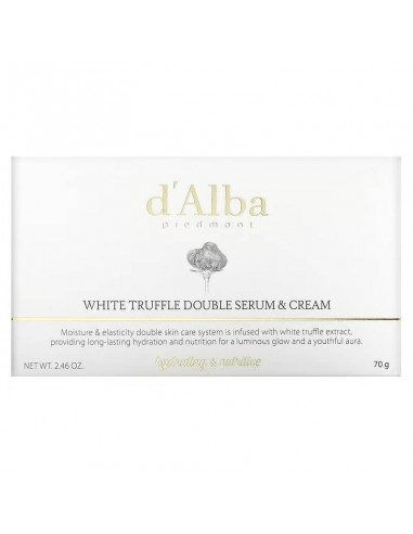 D´ALBA PIEDMONT WHITE TRUFFLE DOUBLE SERUM & CREAM 70 GR