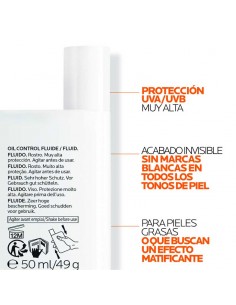 LA ROCHE POSAY ANTHELIOS UVMUNE 400 SPF50+ FLUIDO COLOR OIL CONTROL 50 ML 2