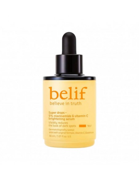 BELIF SUPER DROPS 5% NIACINAMIDE & VITAMIN C BRIGHTENING SERUM 30ML