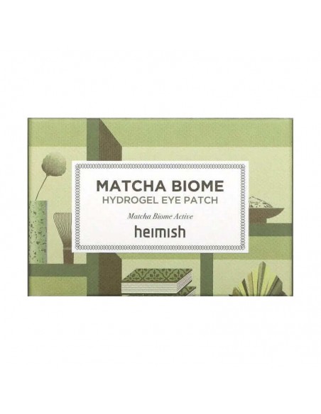 HEIMISH MATCHA BIOME HYDROGEL EYE PATCH 60 PARCHES_CAJA